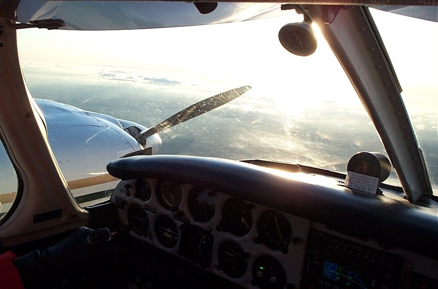 Another look at Michel Lahaie's engine shutdown.  Langley Flyling School.